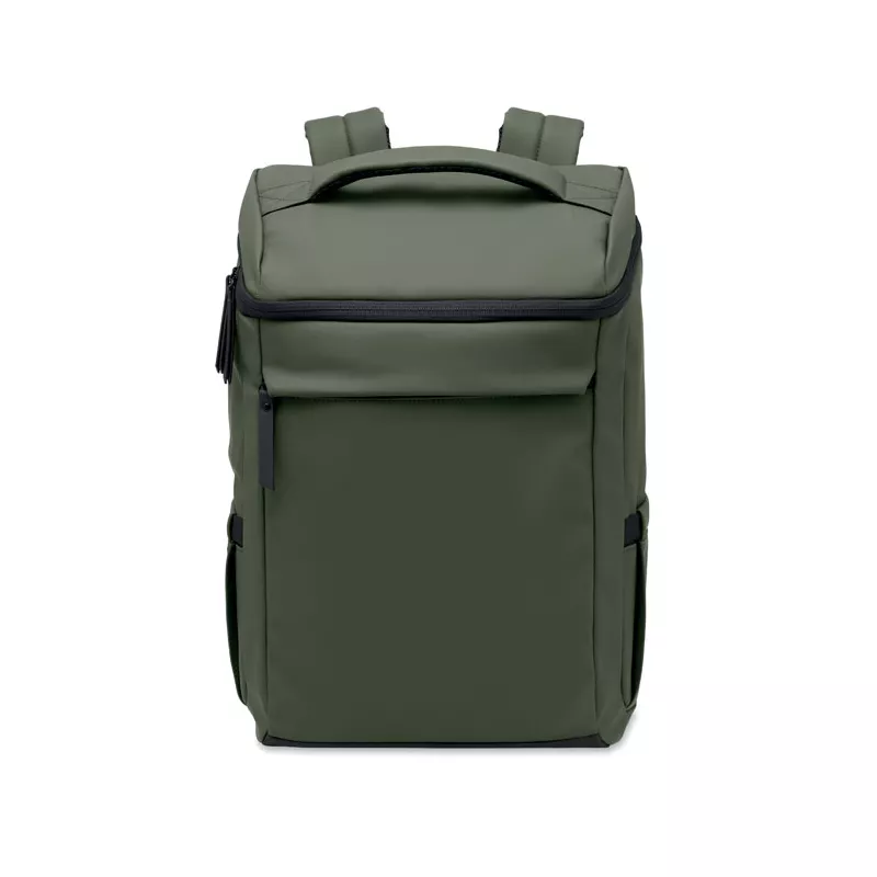Plecak na laptop 15" z PU BOULDER - Ciemnozielony (MO3122-60)