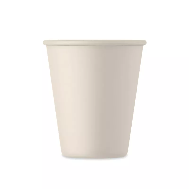 Kubek wielorazowy z PLA 200 ml CUPFUL - Bezowy (MO2607-13)