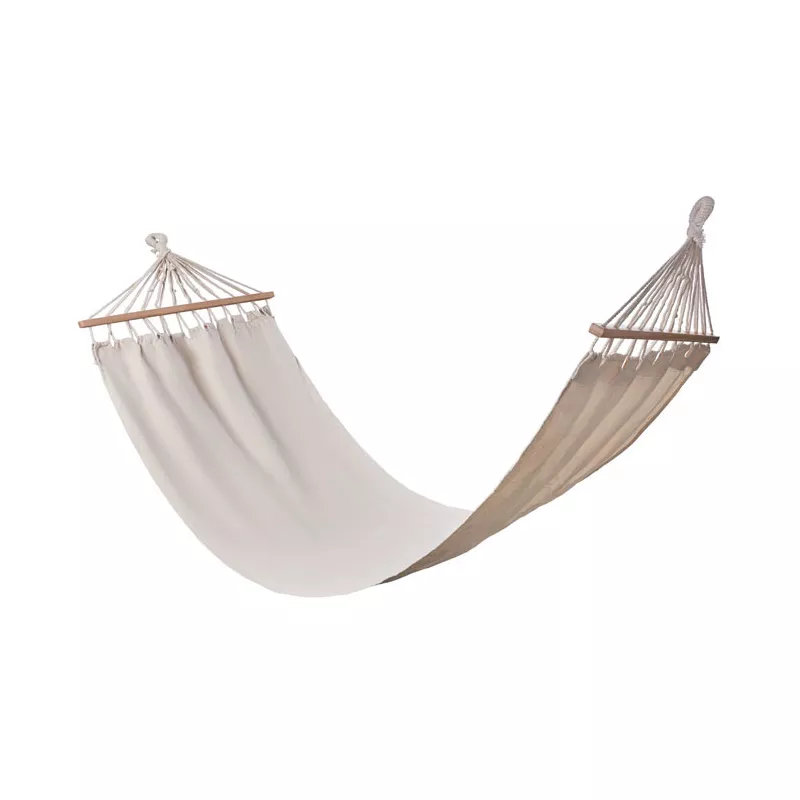 Hamak z polibawełny z etui do 120 kg HAMMACA - Bezowy (MO8695-13)
