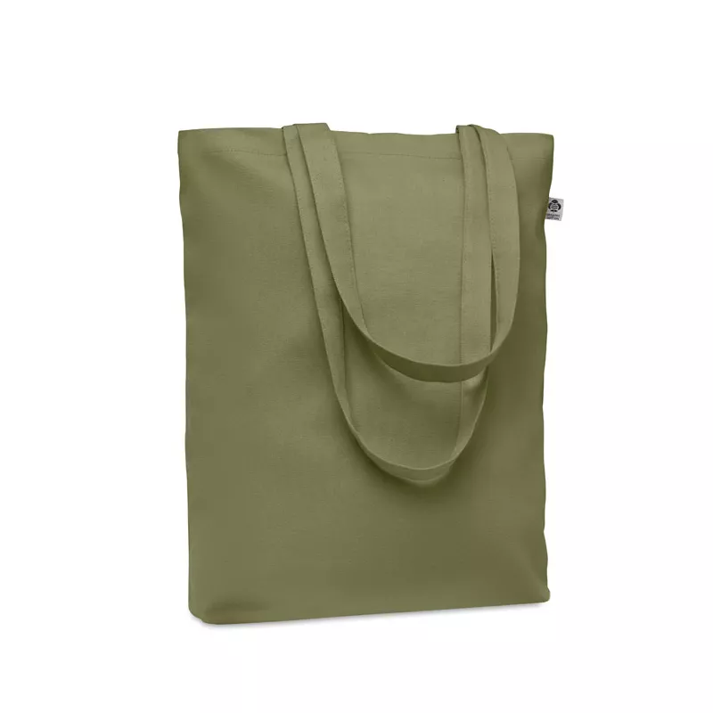 Torba płócienna z bawełny organicznej 270 g/m² COCO - Zielony (MO6713-09)