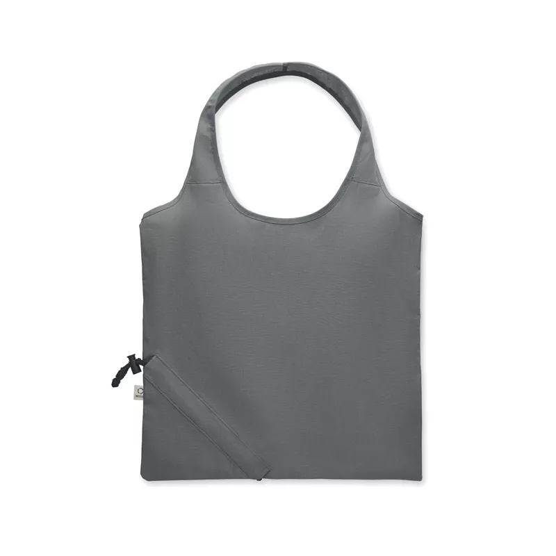 Torba składana z recyklingu 140 g/m² CARRIE COLOUR - Kamienny Szary (MO2487-15)