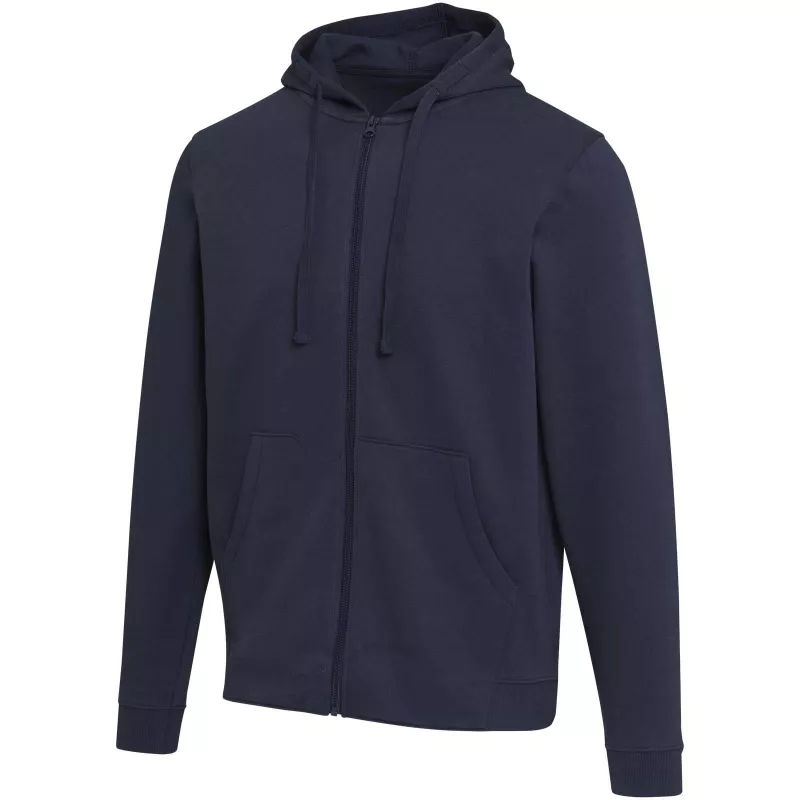 Jasper bluza unisex z kapturem z materiału organicznego pochodzącego z recyklingu z certyfikatem OCS, o gramaturze 280 g/m² - Granatowy (39666-NAVY)