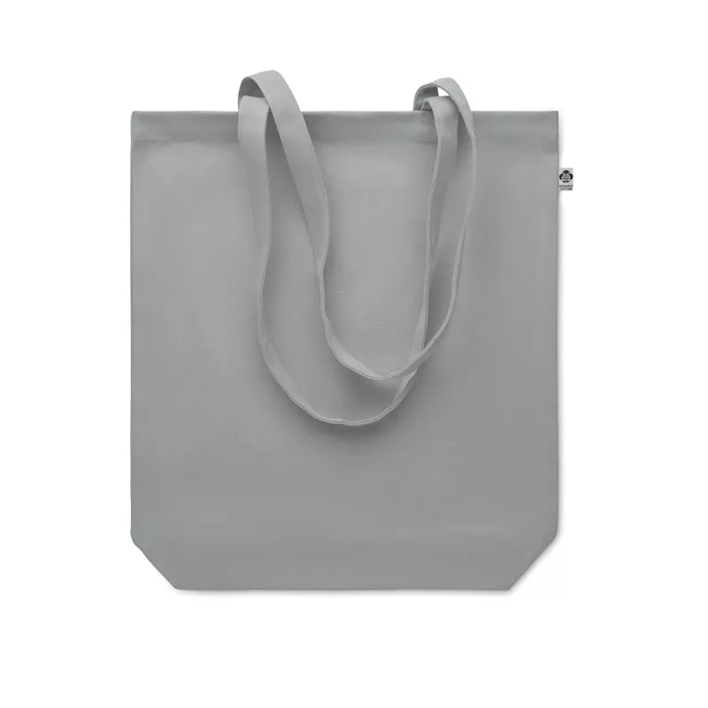 Torba płócienna z bawełny organicznej 270 g/m² COCO - Szary (MO6713-07)
