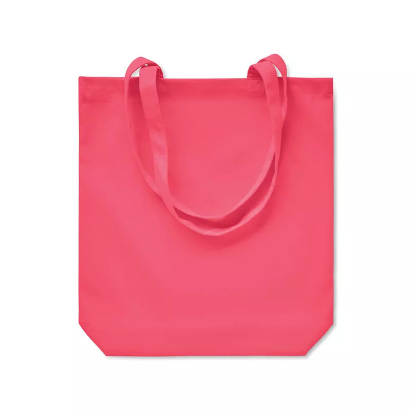 Torba bawełniana na zakupy 270 g/m² RASSA COLOURED - Fuksja (MO6442-38)