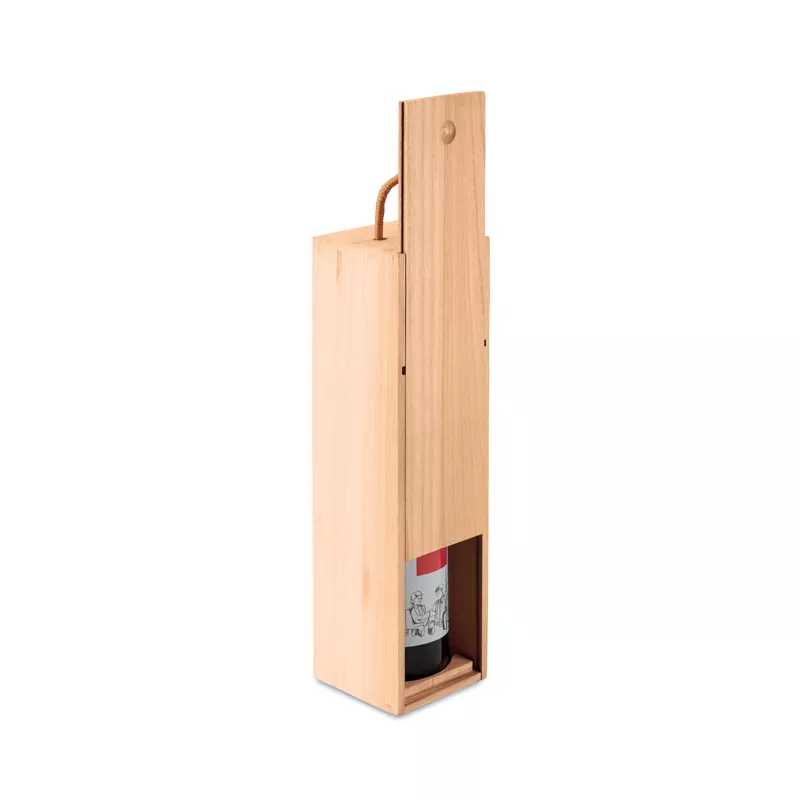 Skrzynka na wino z drewna paulowni VINBOX - Drewna (MO9413-40)