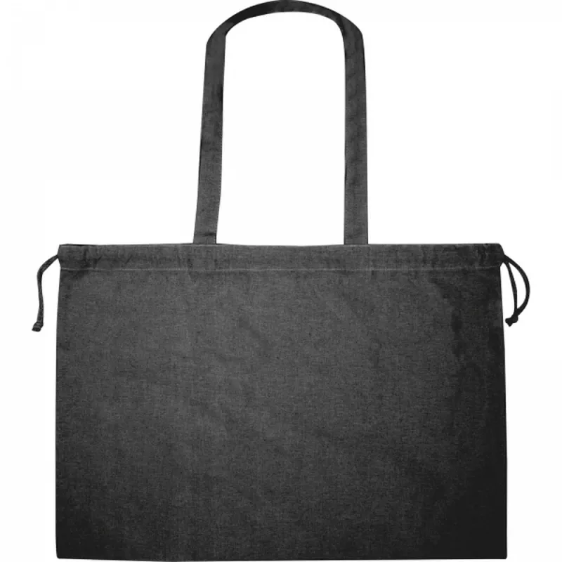 Torba bawełniana z długimi uszami 180 g/m2 VIOLETA - czarny (6622103)