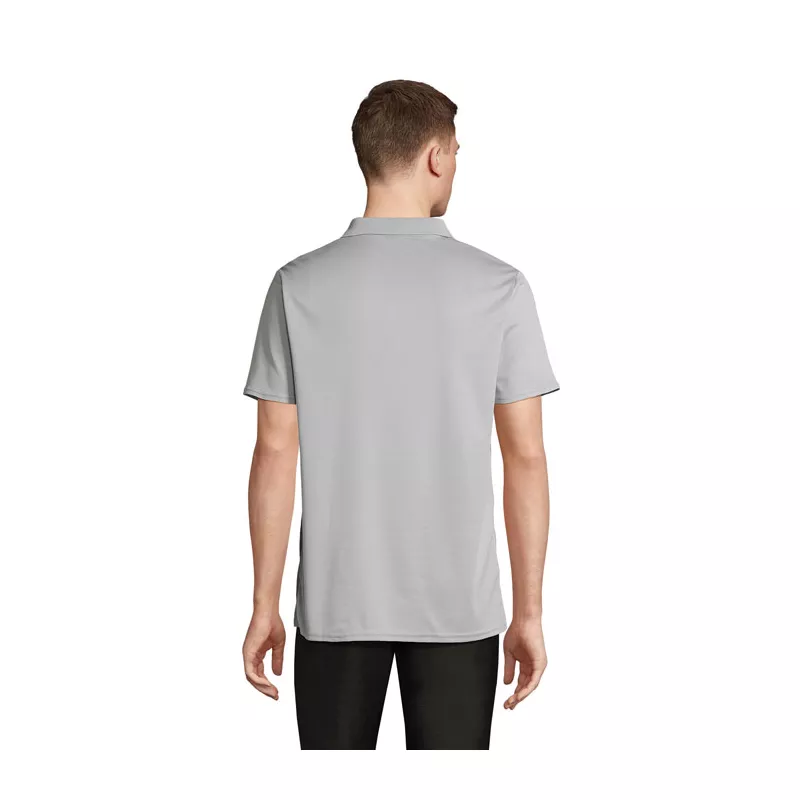 Polo sportowe unisex z recyklingu Sol's PITCHER - Pure Grey (S04442-PG)