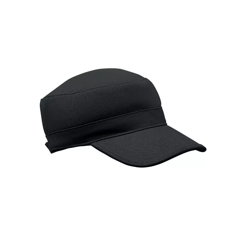 Czapka wojskowa bawełniana 260 g/m² FIELD - Czarny (MO2867-03)