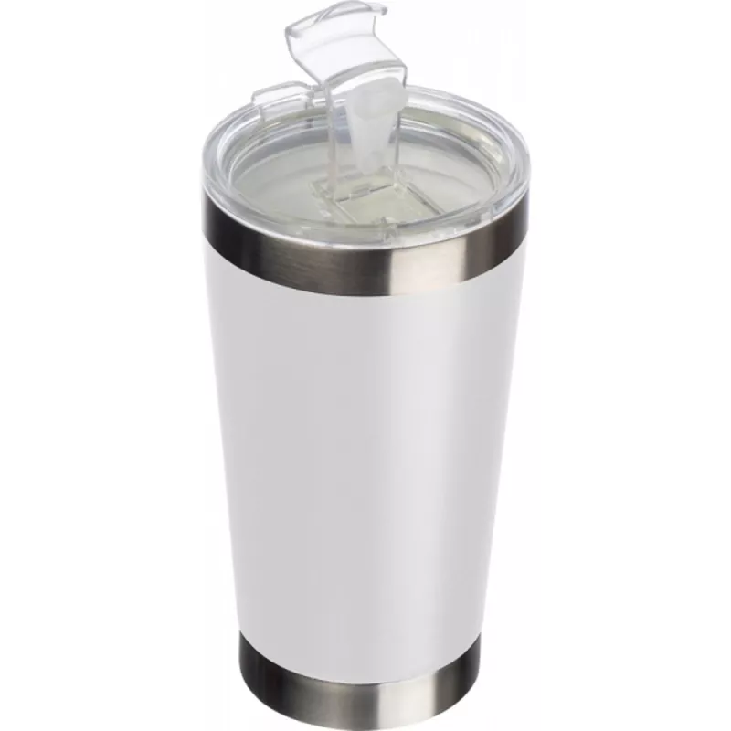 Kubek termiczny 500 ml KORNEL - biały (8431806)
