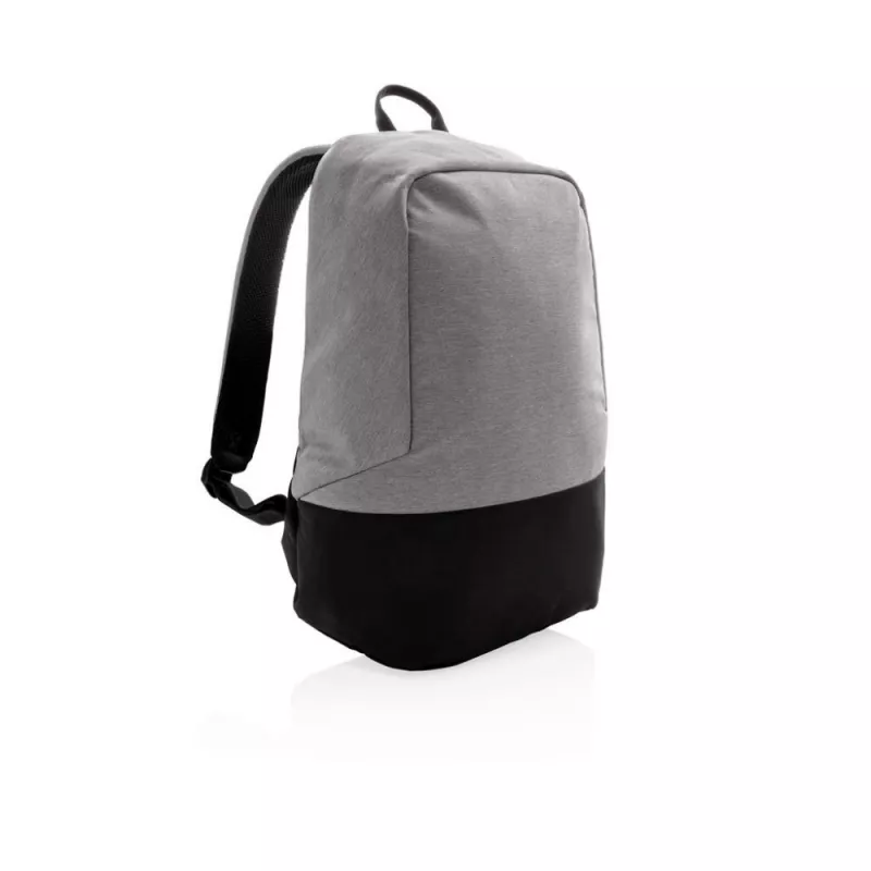 Plecak chroniący przed kieszonkowcami, plecak na laptopa - szary, czarny (P762.482)