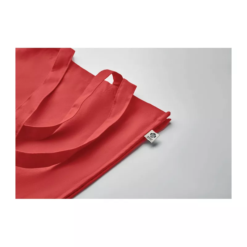 Torba z bawełny organicznej 220 g/m² BENTE COLOUR - Czerwony (MO2197-05)