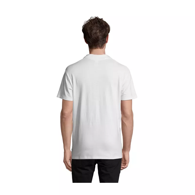 Koszulka polo męska piqué 210 g/m² Sol's SPRING II - Bialy (S11362-WH)
