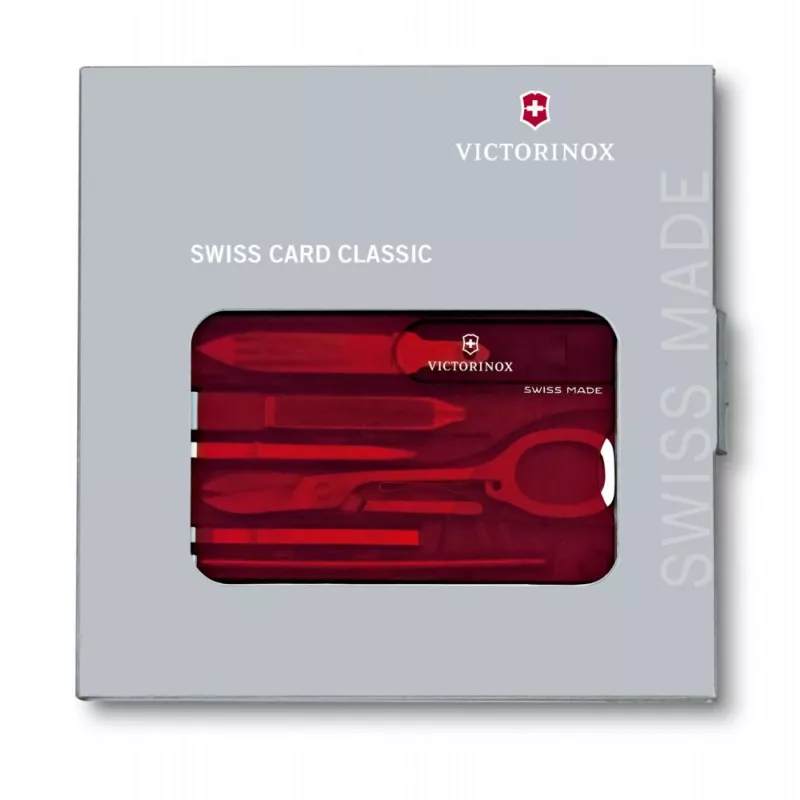 SwissCard Classic Victorinox - czerwony (07100T65)