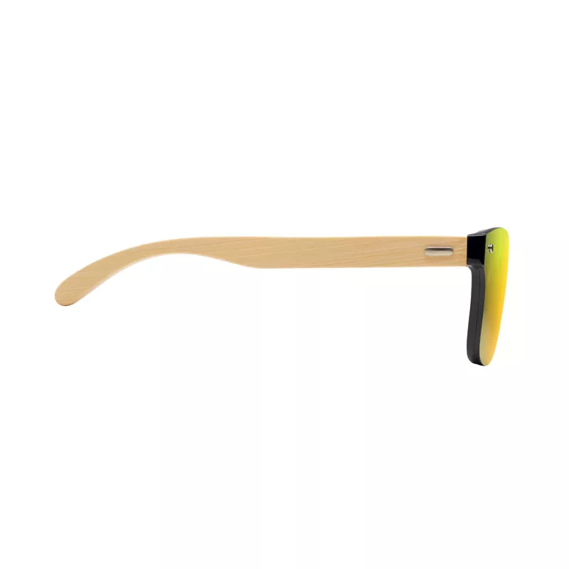 Okulary przeciwsłoneczne lustrzane UV400 ALOHA - Zólty (MO9863-08)
