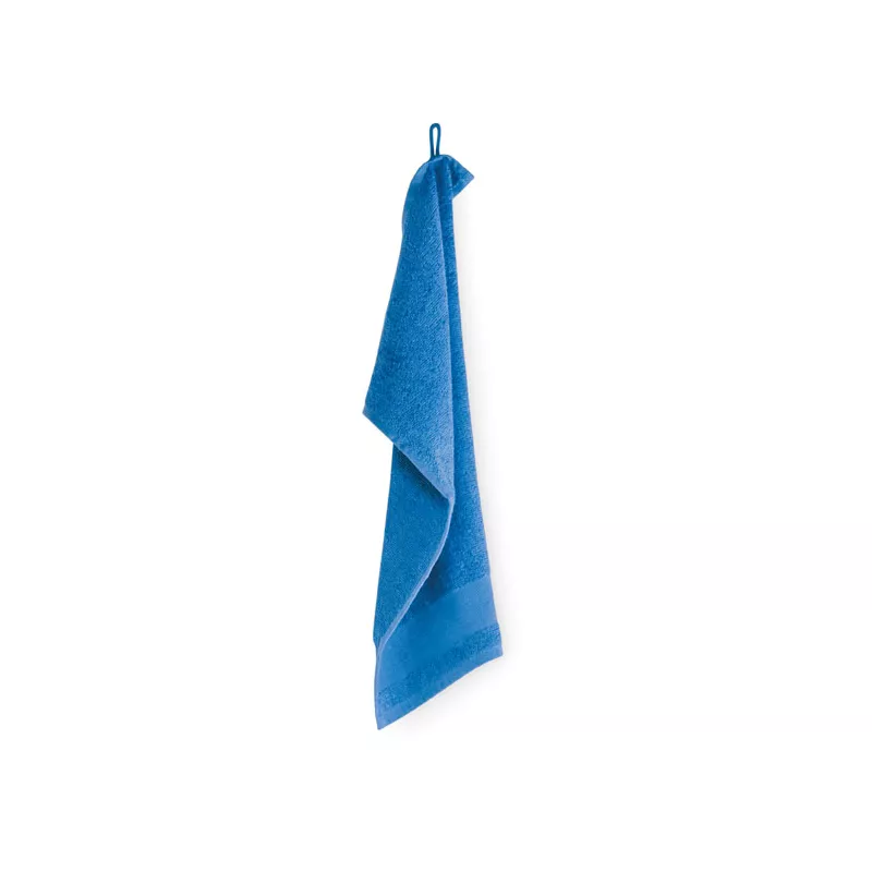 Ręcznik bawełniany 380 g/m² 30x50 cm ISLAND 30 - Niebieski (MO2764-37)