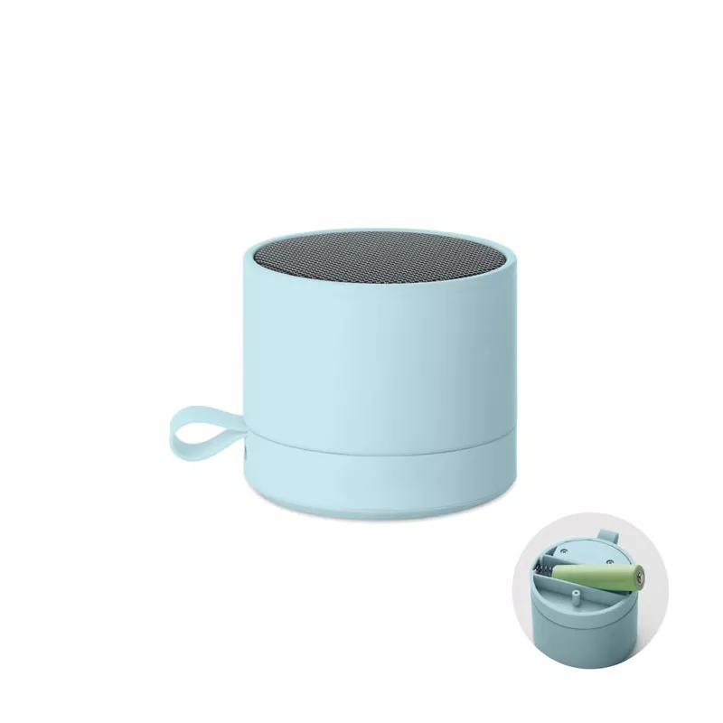 Głośnik bezprzewodowy w metalowej obudowie 3W RECAR - Baby Blue (MO2800-66)