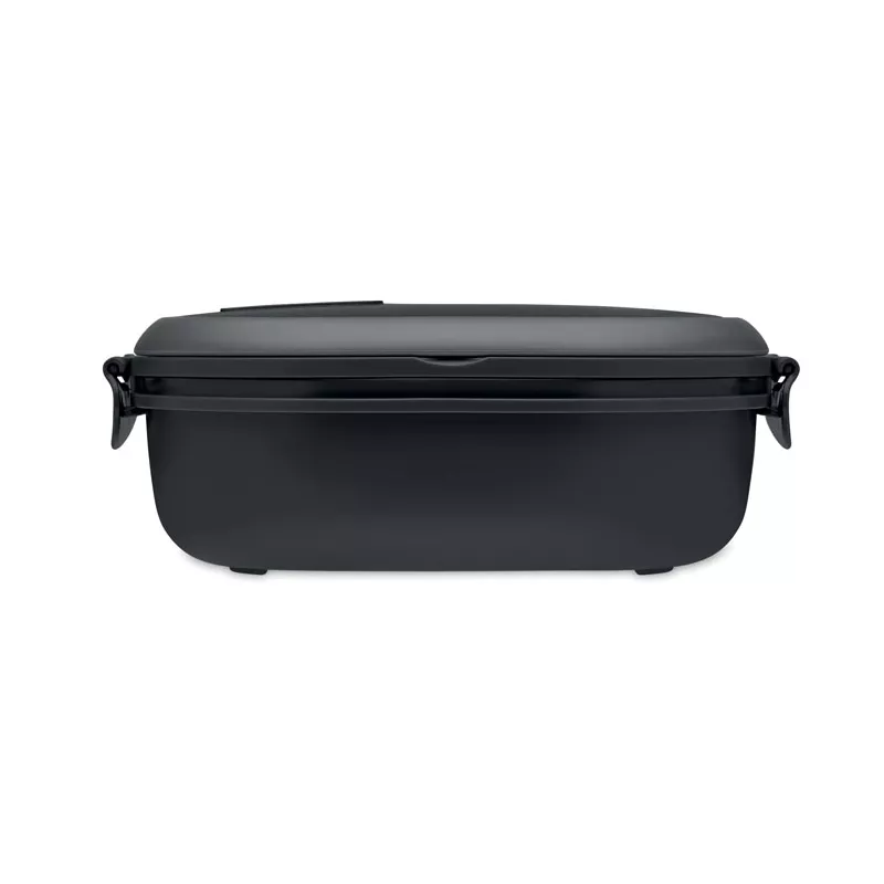 Lunchbox hermetyczny z PP 750 ml LUX LUNCH - Czarny (MO9759-03)