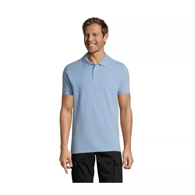 Koszulka polo męska piqué 180 g/m² Sol's PERFECT MEN - Sky Blue Pique (S11346-SP)