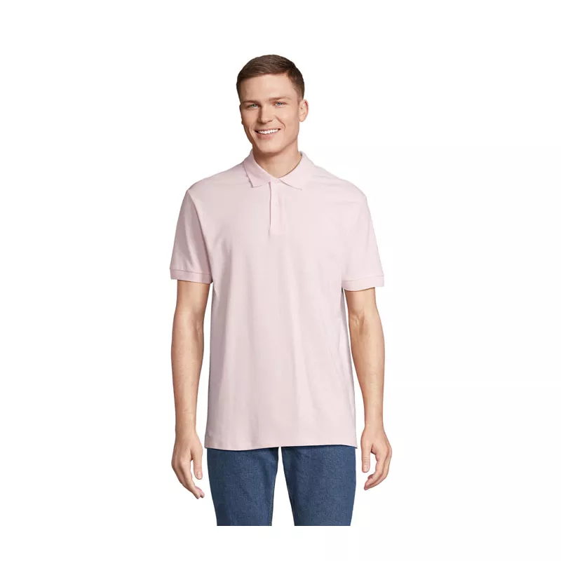 Koszulka polo męska z czesanej bawełny Sol's PACIFIC - Pale Pink (S04439-PP)