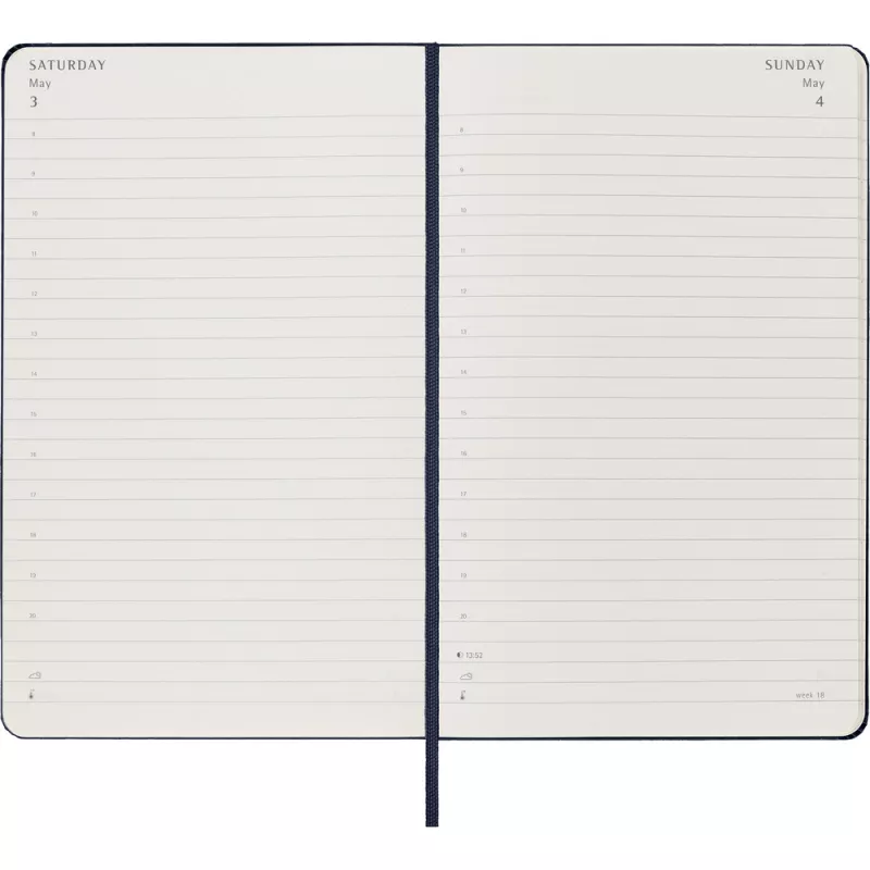 Kalendarz MOLESKINE - ciemnoniebieski (VM394-27/2025)