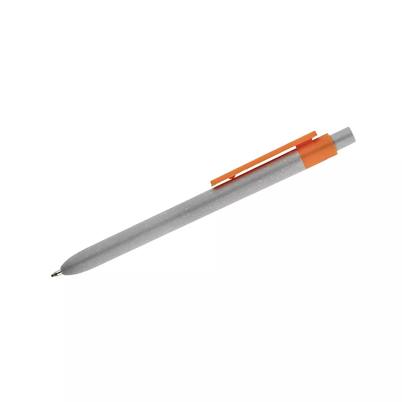 Długopis z tworzywa z dodatkiem zmielonych muszli SELIS - pomarańczowy (19735-07)