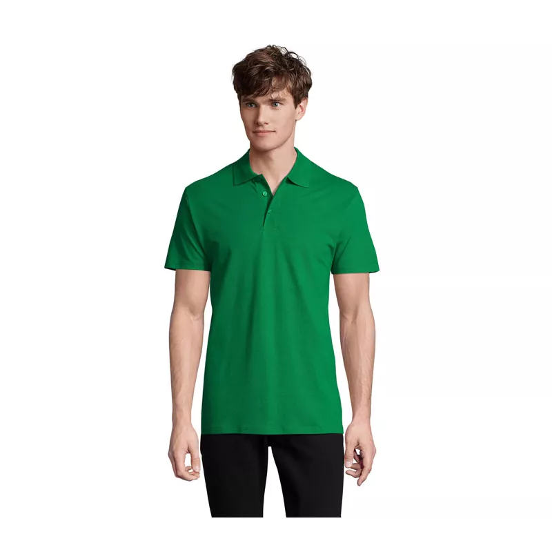 Koszulka polo męska piqué 210 g/m² Sol's SPRING II - Zielony (S11362-KG)