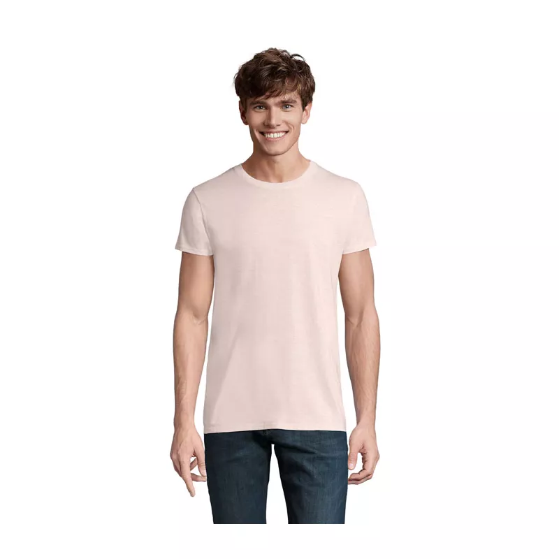 Koszulka męska organiczna 150 g/m² Sol's CRUSADER MEN - Heather Pink (S03582-HP)