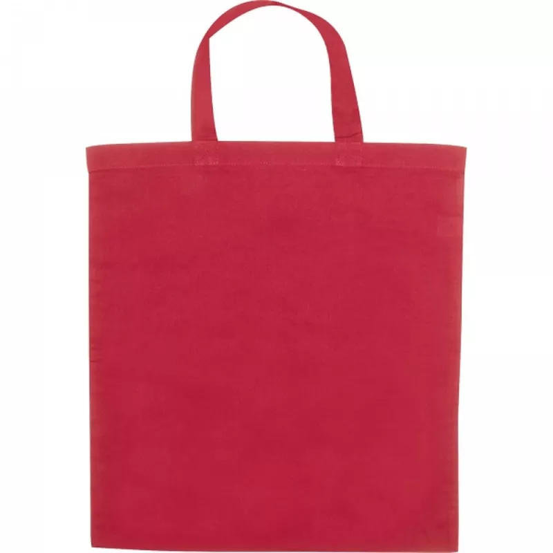 Torba bawełniana z krótkim uchem 140 g/m² 42x38cm - czerwony (6068005)
