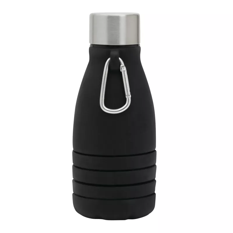 Składana butelka do picia 550 ml BIG GETS SMALL - czarny (56-0603190)
