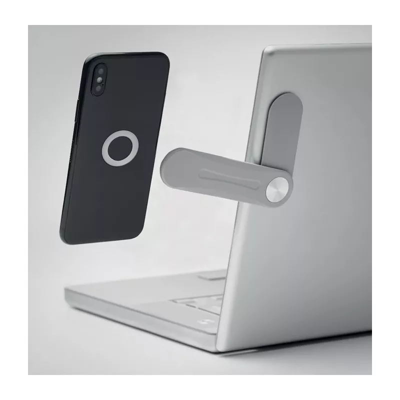 Uchwyt magnetyczny na telefon do laptopa GADA - Szary (MO6393-07)