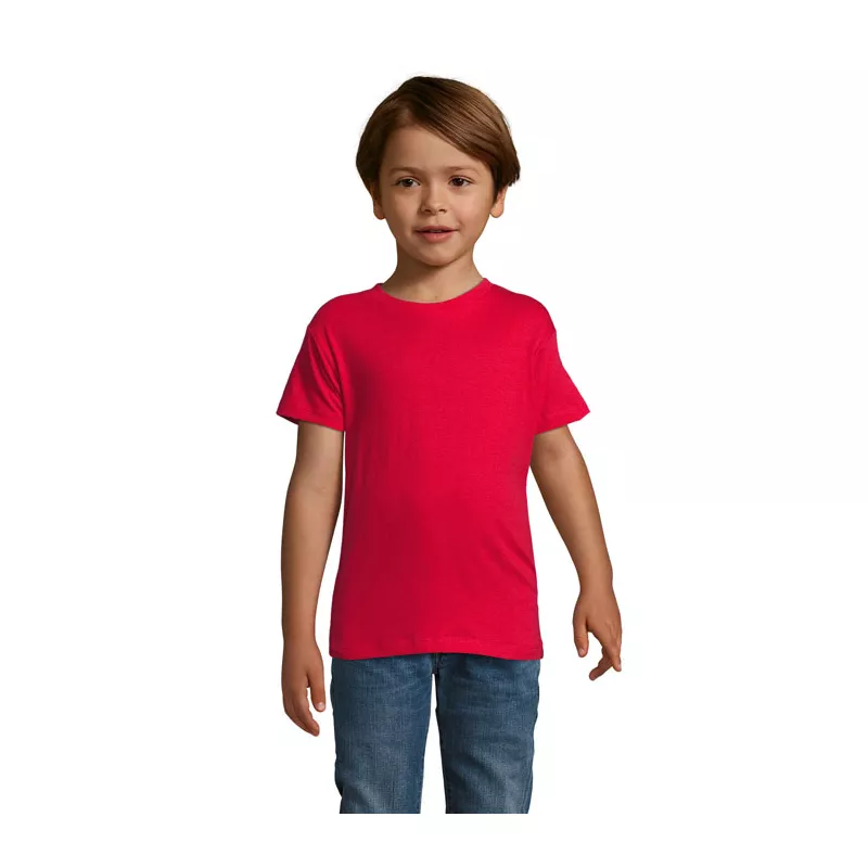 Koszulka dziecięca 150 g/m² Sol's REGENT FIT KIDS - Czerwony (S01183-RD)