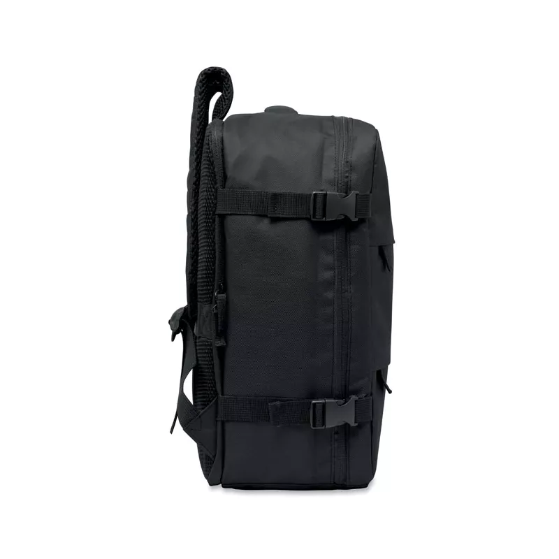 Plecak kabinowy rozciągliwy 15" RPET 20 l ASPEN - Czarny (MO3195-03)