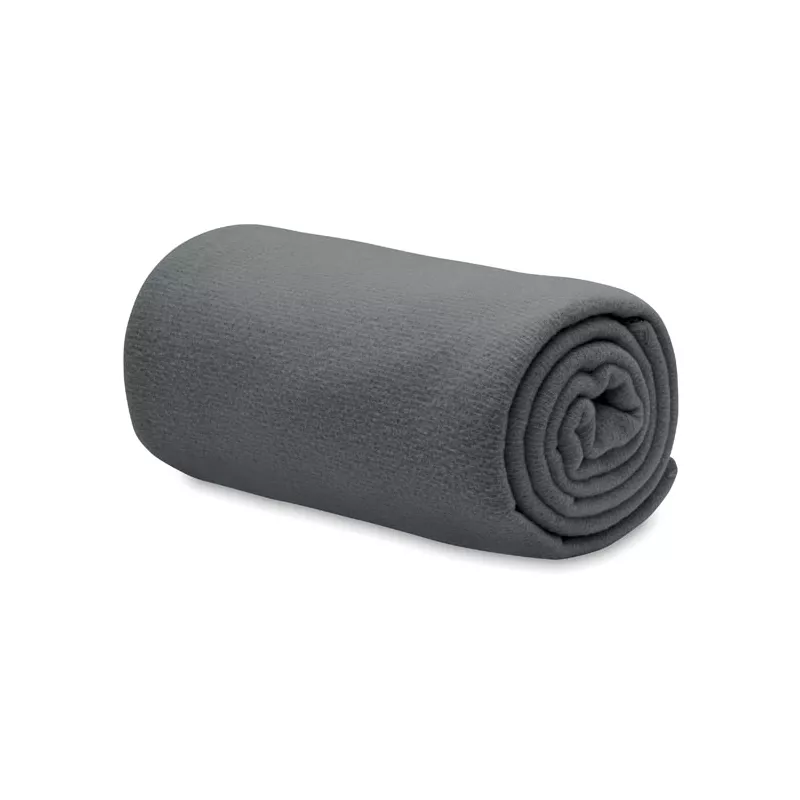 Koc polarowy RPET 120x150 cm 130 g/m² BOGDA - Kamienny Szary (MO6805-15)