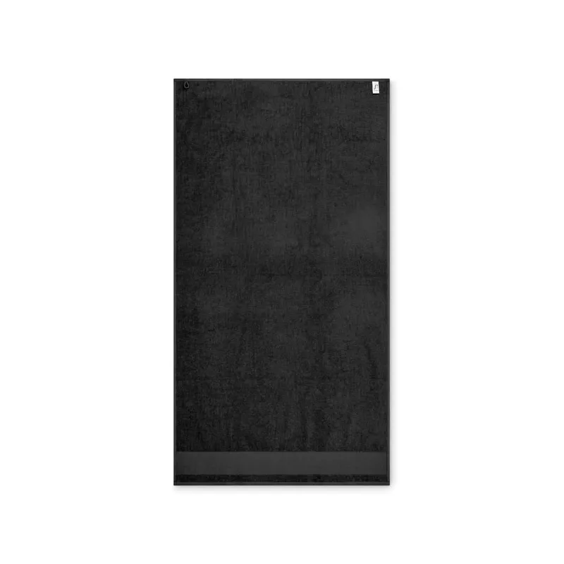 Ręcznik kąpielowy 380 g/m² 70x140 cm ISLAND 70 - Czarny (MO2766-03)