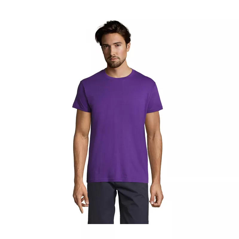 Koszulka unisex bawełniana 150 g/m² Sol's REGENT - Dark Purple (S11380-DA)