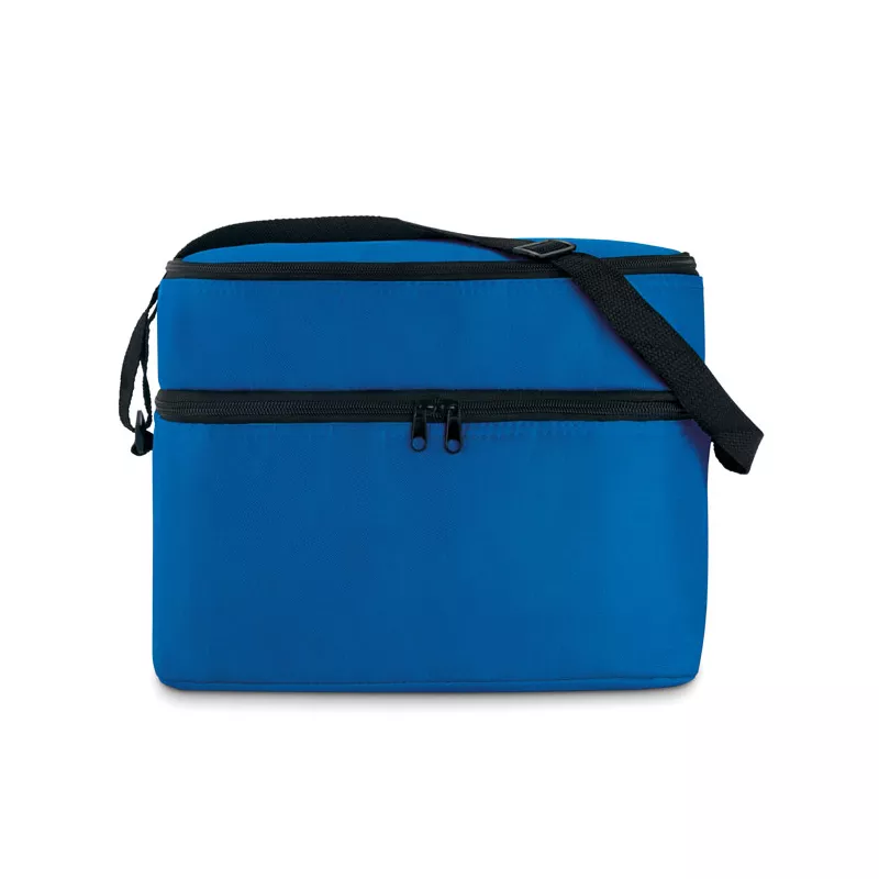Torba termiczna z 2 przegrodami z poliestru 600D CASEY - Niebieski (MO8949-37)