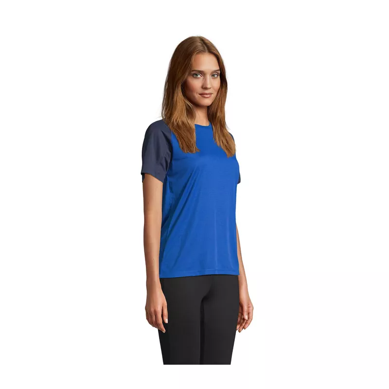 Koszulka sportowa damska Sol's VORTEX WOMEN - French Navy/Royal Blue (S04788-ET)