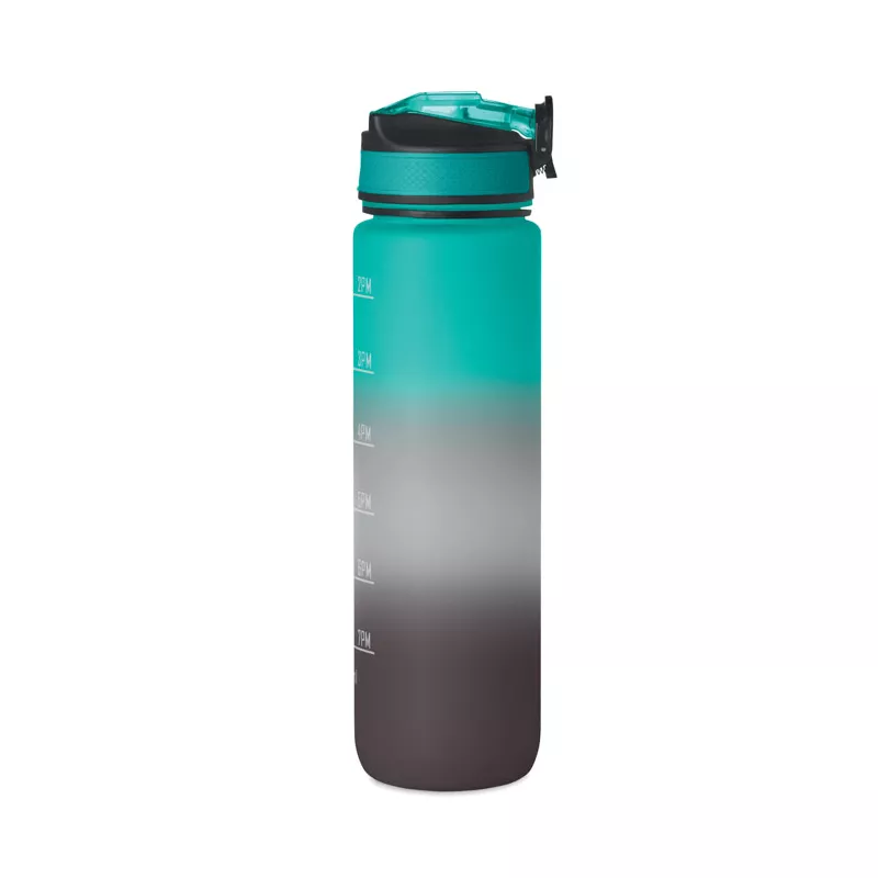 Butelka sportowa RPET 1000 ml ze słomką ACTIVATE - Czarny/Granatowy (MO2489-81)