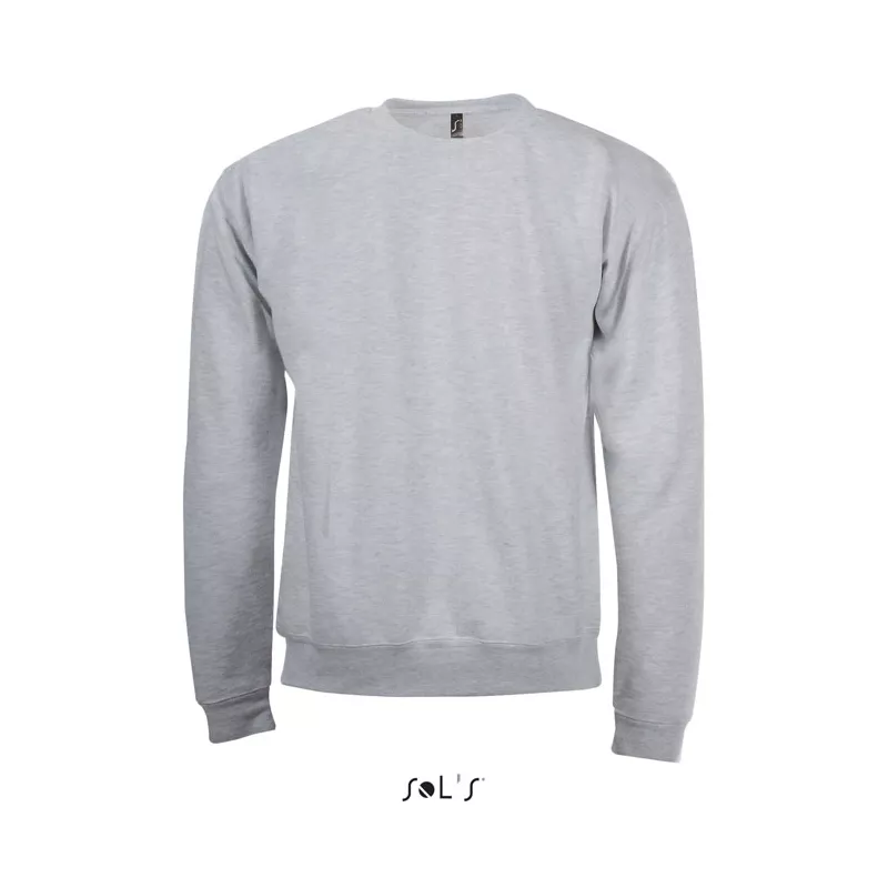 Bluza męska z okrągłym dekoltem 260 g/m² Sol's SPIDER - Szary Melanż 2 (S01168-GY)