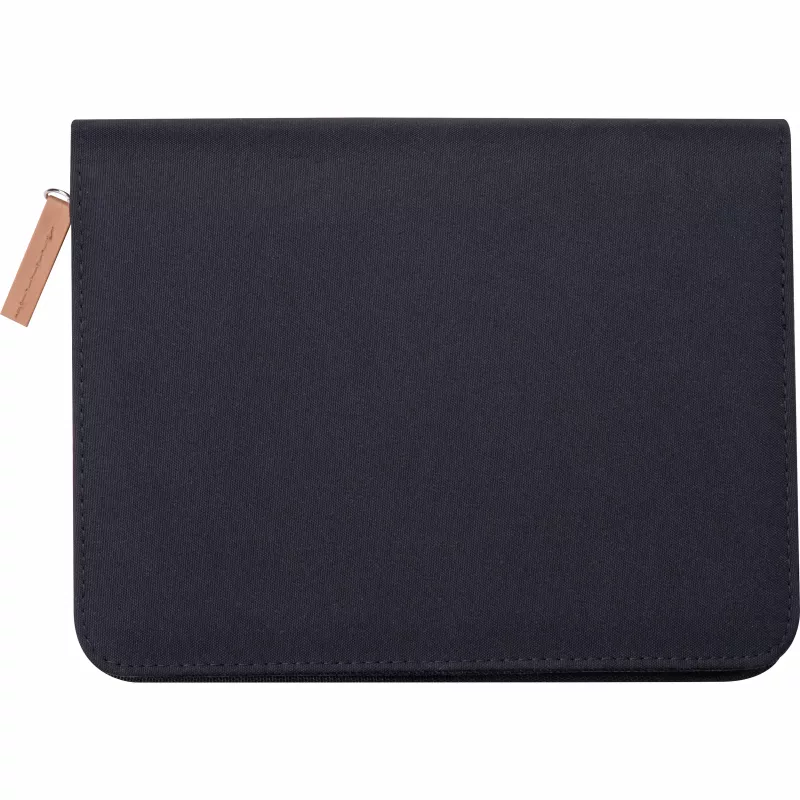 Teczka na dokumenty A5 z notatnikiem w linie RPET SHANNON - czarny (2543203)