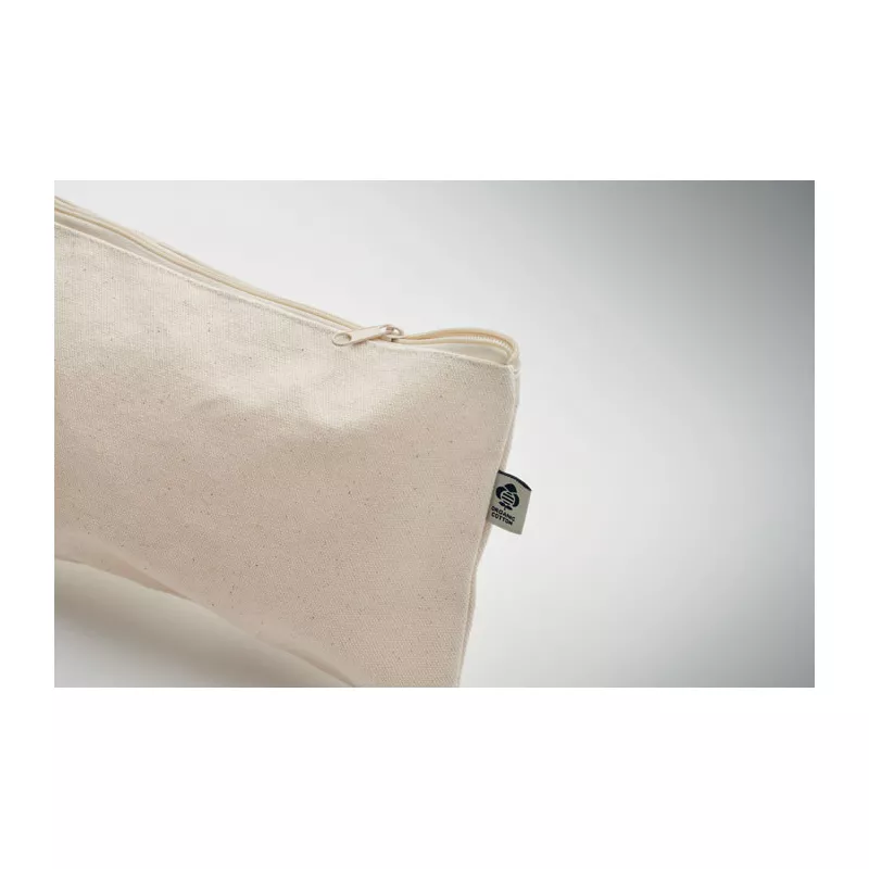 Kosmetyczka z bawełny organicznej 340 g/m² PESACARA - Bezowy (MO2379-13)