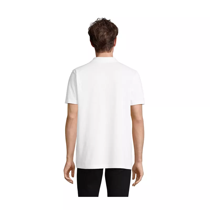 Koszulka polo unisex z czesanej bawełny Sol's PULSE - Bialy (S04502-WH)