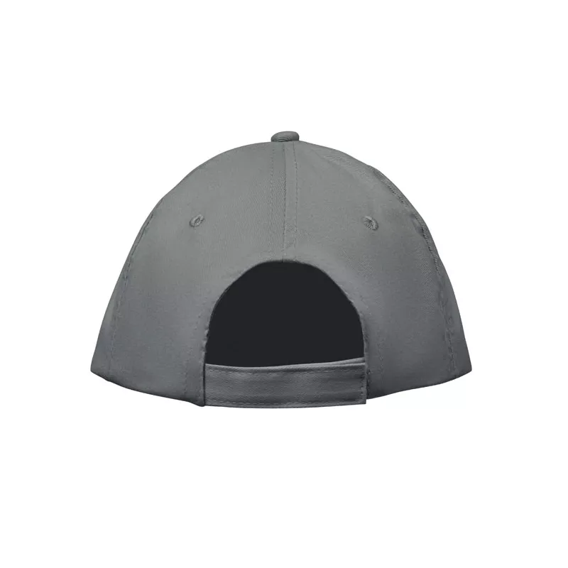 Czapka z daszkiem 5-panelowa z bawełny 180 g/m² SUNNY - Szary (MO2345-07)