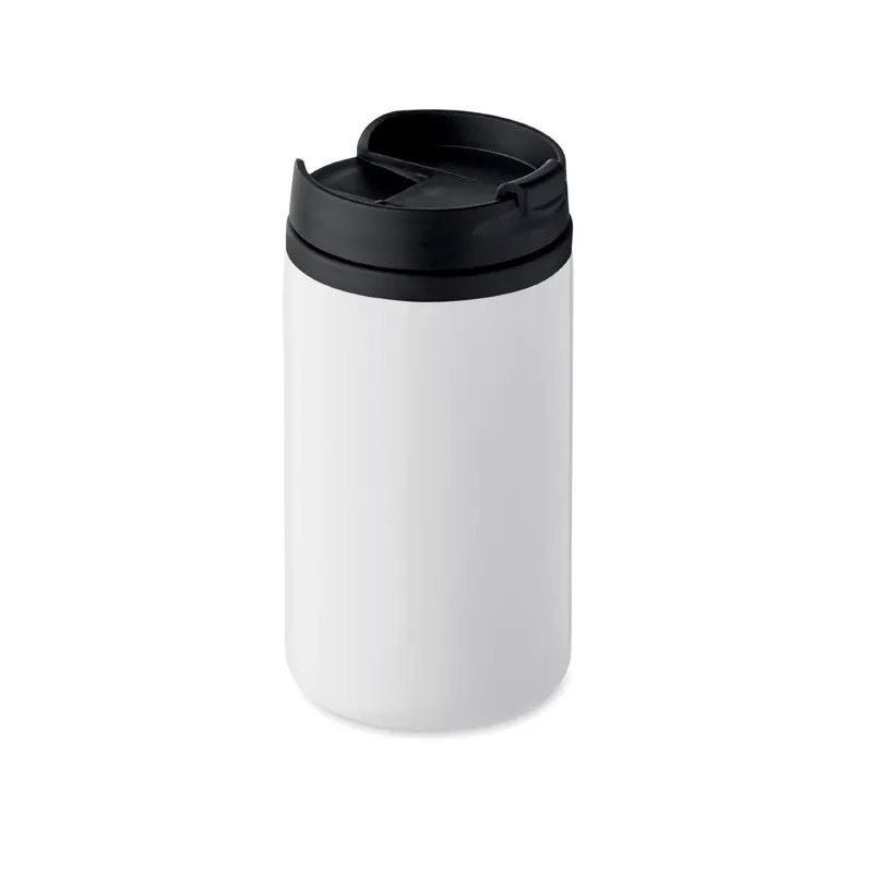 Kubek stalowy dwuścienny 250 ml FALUN - Bialy (MO9246-06)