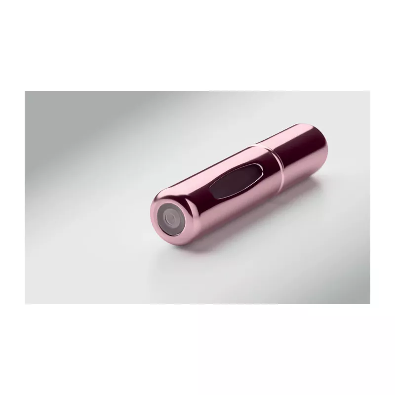 Atomizer na perfumy aluminiowy 5 ml SPRAY - Dziecięcy Róż (MO3133-11)