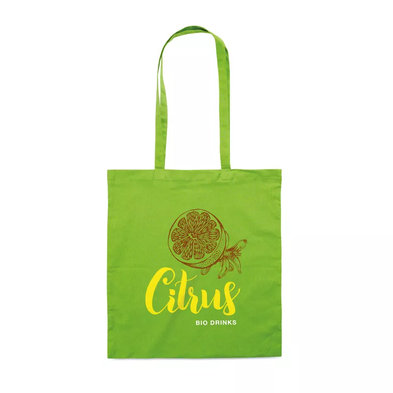 Torba bawełniana 38x42 cm 140 g/m² COTTONEL COLOUR + - Limonka (MO9268-48)