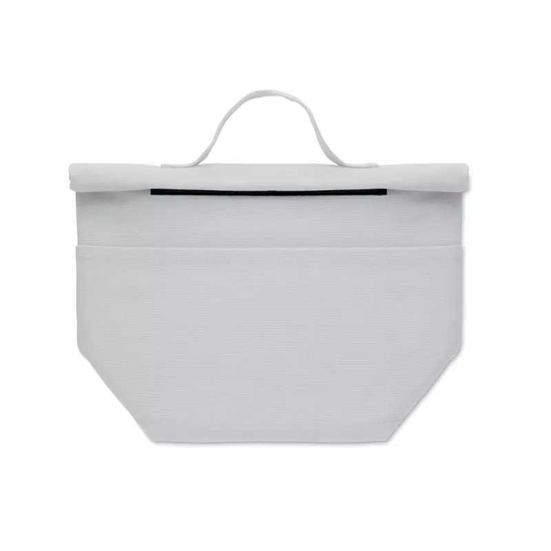 Torba termiczna na lunch z recyklingu RECOBA COLOUR - Bialy (MO2551-06)