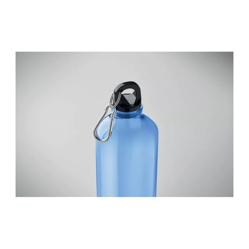 Butelka z RPET z karabińczykiem 750 ml MOSS RE750 - Przezroczysty Niebieski (MO2804-23)