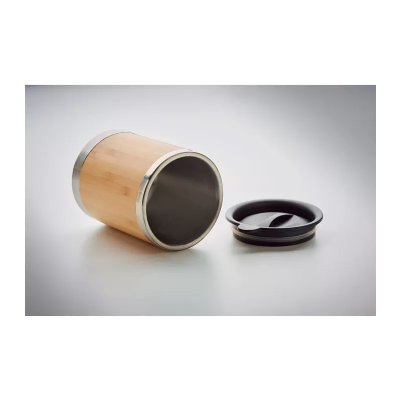 Kubek termiczny w bambusowej obudowie 250 ml LOKKA - Drewna (MO9937-40)