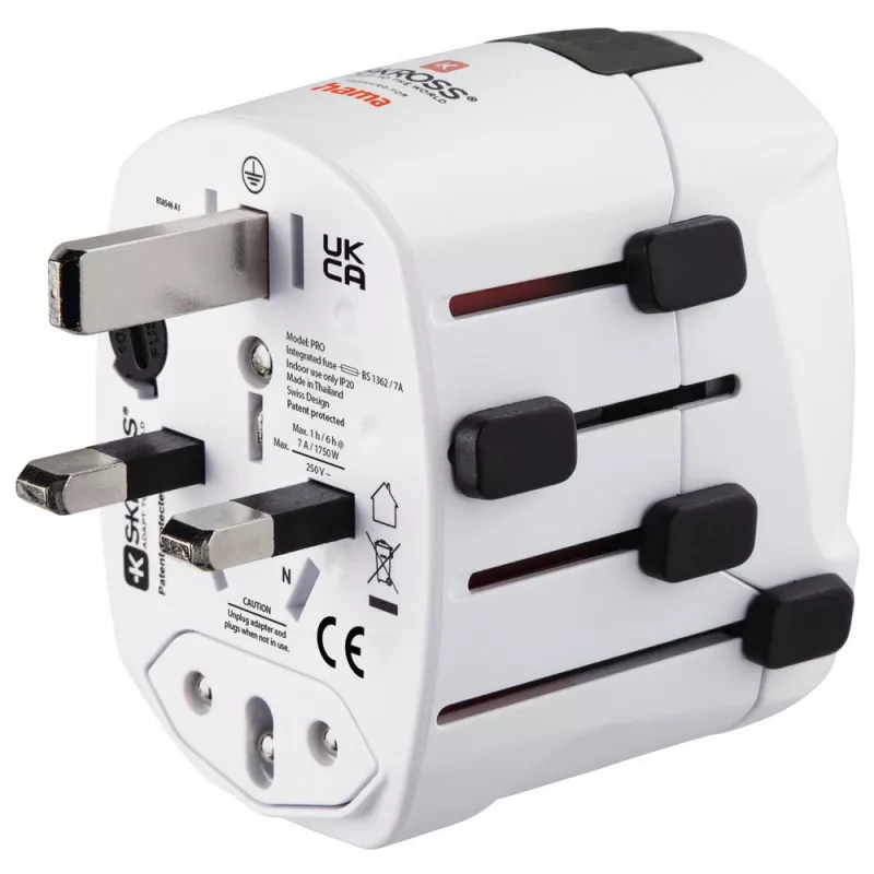 Adapter podróżny Skross for Hama Pro - biały (VH050-02)